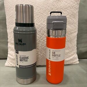 Stanley Classic and Go Bottles - Gray and Orange